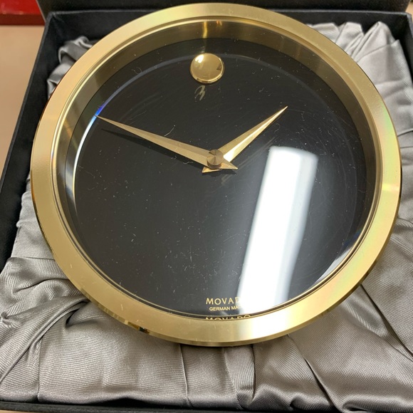Movado Accents Movado Quartz Desk Clock Made In Germany Poshmark